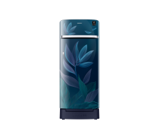 Samsung 215L Horizontal Curve Design Single Door Refrigerator RR23D2H359U Paradise Bloom Blue